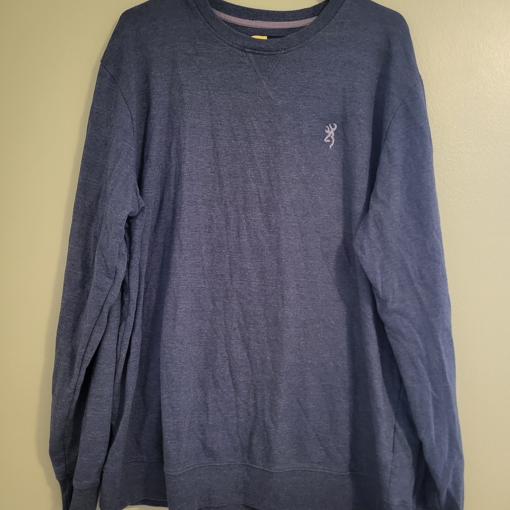Browning Navy Sweatshirt with Logo